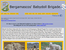 Tablet Screenshot of bergamascosbabydollbrigade.com